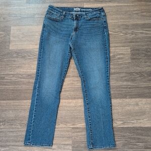 Signature by Levi Strauss Women's Straight Leg Jeans - Dark Blue